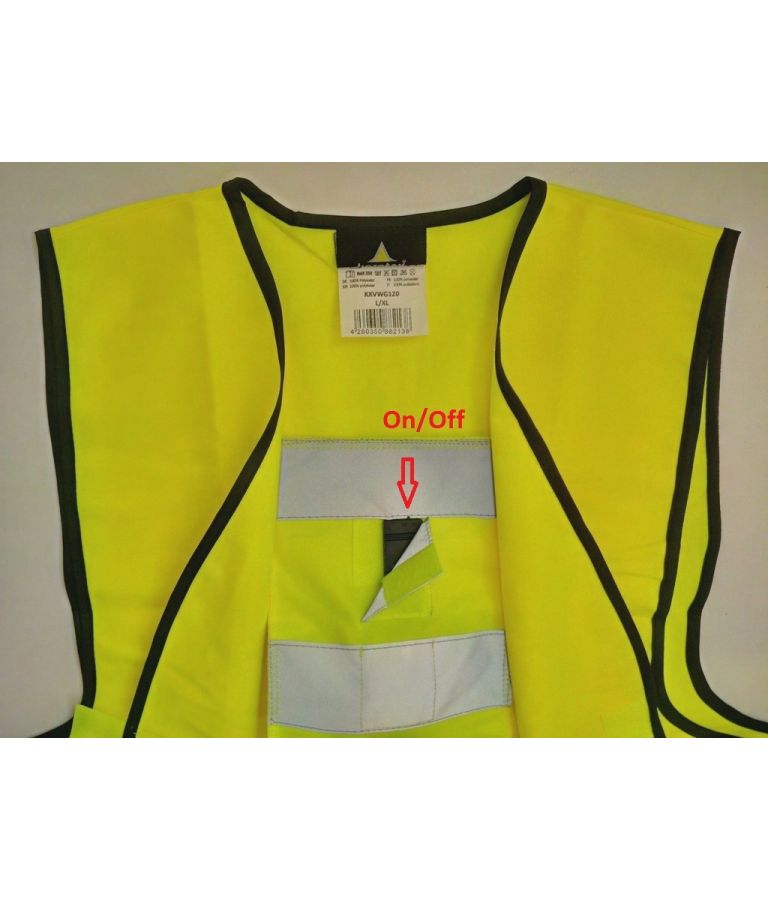 Gilet de prévention avec Alarme et Vibreur de mauvaise posture